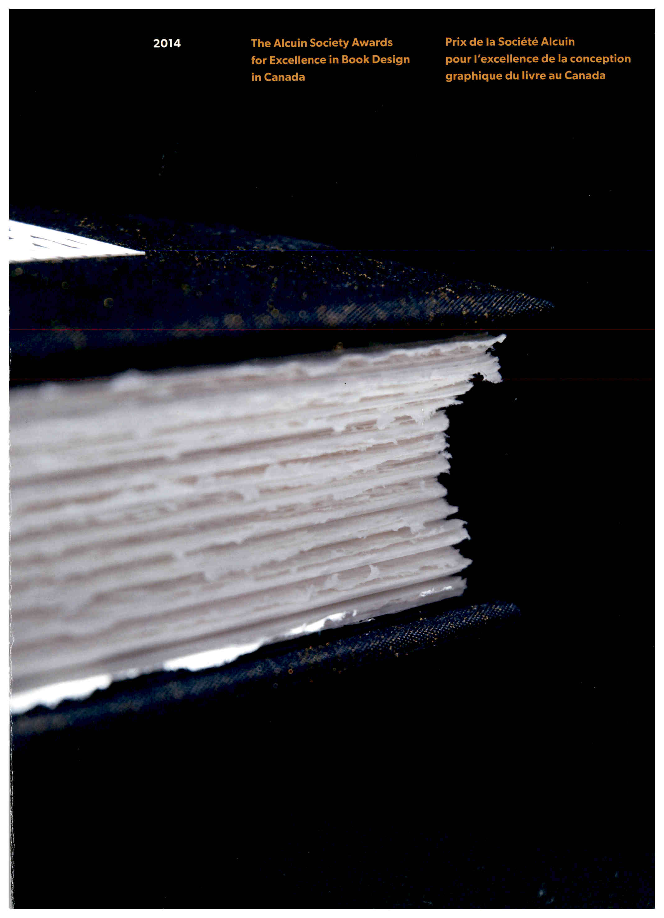 Cover page for 2014 Alcuin Award Winner Catalogue